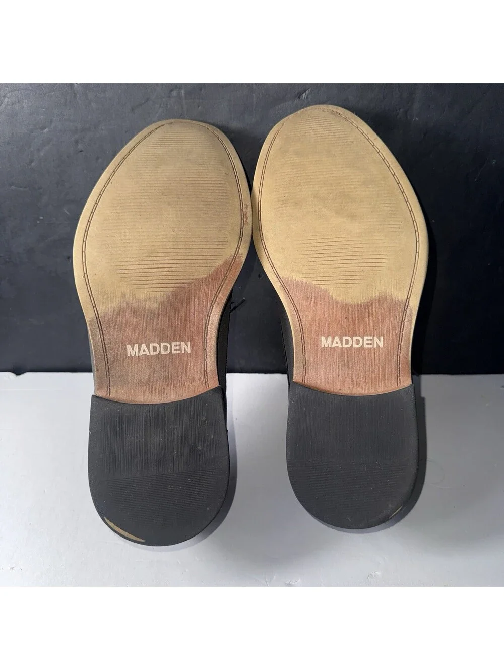 Steve Madden Madden Gray Perforated Oxford Dress Shoes Men’s 10M [COPY]